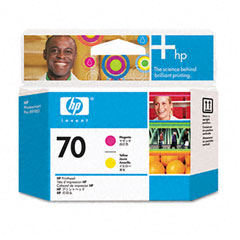 HP C9406A (HP70) Printhead, Magenta/Yellow HEWC9406A