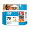 HP C9406A (HP70) Printhead, Magenta/Yellow HEWC9406A