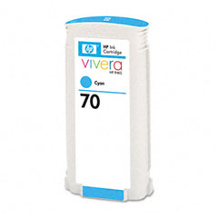 HP C9452A (HP 70) Ink, Cyan HEWC9452A
