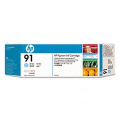HP C9470A (HP 91) Ink, Light Cyan HEWC9470A