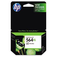 HP CB322WN (HP 564XL) High-Yield Ink, 290 Page-Yield, Photo Black HEWCB322WN