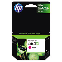 HP CB324WN (HP 564XL) High-Yield Ink, 750 Page-Yield, Magenta HEWCB324WN