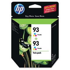 HP CC581FN (HP 93) Ink, Tri-Color, 2/Pk HEWCC581FN