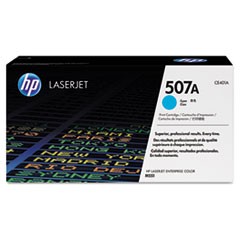 HP CE401A (HP-507A) Toner, 6,000 Page-Yield, Cyan HEWCE401A