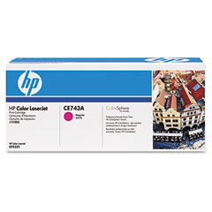 HP CE743A (307A) Toner, 7300 Page-Yield, Magenta HEWCE743A