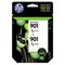 HP CZ076FN140 (HP 901) Ink, Tri-Color, 360 Page-Yield, 2/Pk HEWCZ076FN140