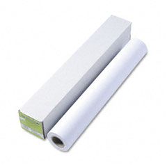 HP Designjet Universal Heavyweight Paper, 32 lbs., 24" x 100 ft, White HEWQ1412A