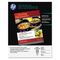 HP Inkjet Brochure/Flyer Paper, 98 Brightness, 48lb, 8-1/2 x 11, White, 150/Pack HEWQ1987A