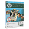 HP Inkjet Brochure/Flyer Paper, 98 Brightness, 48lb, 8-1/2 x 11, White, 50 Shts/Pk HEWC6817A