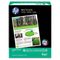 HP Office Recycled Paper, 92 Brightness, 20lb, 8-1/2 x 11, White, 5000 Shts/Ctn HEW112100