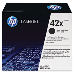 HP Q5942XG (HP 42X) High-Yield Government Smart Toner, 20,000 Page-Yield, Black HEWQ5942XG