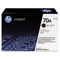 HP Q7570A (HP 70A) Toner, 15,000 Page-Yield, Black HEWQ7570A