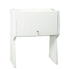Iceberg Aspira Hutch, Resin, 30-1/2w x 16-1/4d x 36h, Platinum ICE92803