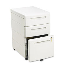 Iceberg Aspira Mobile Underdesk Pedestal File, Resin, 2 Box/1 File Drawers, Platinum ICE95213