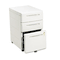 Iceberg Aspira Mobile Underdesk Pedestal File, Resin, 2 Box/1 File Drawers, Platinum ICE95213