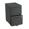 Iceberg Aspira Mobile Underdesk Pedestal File, Resin, 2 File Drawers, Black ICE95411