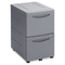 Iceberg Aspira Mobile Underdesk Pedestal File, Resin, 2 File Drawers, Charcoal ICE95412
