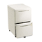 Iceberg Aspira Mobile Underdesk Pedestal File, Resin, 2 File Drawers, Platinum ICE95413