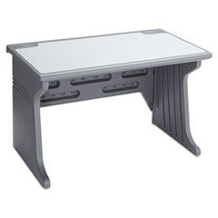 Iceberg Aspira Modular Workstation Desk, Resin, 48w x 28d x 30h, Charcoal ICE92302