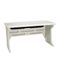 Iceberg Aspira Modular Workstation Desk, Resin, 60w x 28d x 30h, Platinum ICE92403