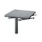 Iceberg Aspira Workstation Square Corner Connector, Resin, Charcoal, 28w x 28d x 30h ICE94102