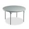 Iceberg IndestrucTable TOO 1200 Series Resin Folding Table, 48 dia x 29h, Charcoal ICE65247