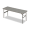 Iceberg IndestrucTable TOO 1200 Series Resin Folding Table, 72w x 24d x 29h, Charcoal ICE65387