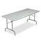Iceberg IndestrucTable TOO 1200 Series Resin Folding Table, 72w x 30d x 29h, Charcoal ICE65227