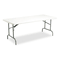 Iceberg IndestrucTable TOO 1200 Series Resin Folding Table, 72w x 30d x 29h, Platinum ICE65223