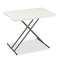 Iceberg IndestrucTable TOO 1200 Series Resin Personal Folding Table, 30w x 20d, Platinum ICE65490