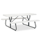 Iceberg IndestrucTable TOO 1200 Series Resin Picnic Table, 72w x 30d, Platinum ICE65923