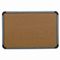 Iceberg Ingenuity Cork Bulletin Board, Resin Frame, 48 x 36, Charcoal Frame ICE35047