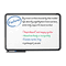Iceberg Ingenuity Dry Erase Board, Resin Frame with Tray, 36 x 24, Black ICE37031
