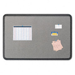 Iceberg Ingenuity Fabric Board, Resin Frame, 36 x 24, Black ICE35031