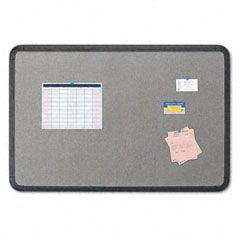 Iceberg Ingenuity Fabric Board, Resin Frame, 66 x 42, Black ICE35061