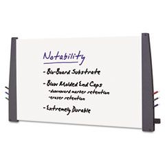 Iceberg Notability Dry Erase Board, Resin End Caps, 60 x 36, Charcoal Finish ICE37557