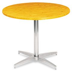 Iceberg OfficeWorks 48" Round Conference Table Top, Square Edge, Oak ICE69159