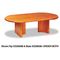 Iceberg OfficeWorks Executive Series Racetrack Table Base, Cherry ICE69036