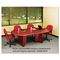 Iceberg OfficeWorks Executive Series Racetrack Table Base, Mahogany ICE69038