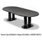 Iceberg OfficeWorks Manager Series Racetrack Table Base, 17w x 29h, Black ICE69051