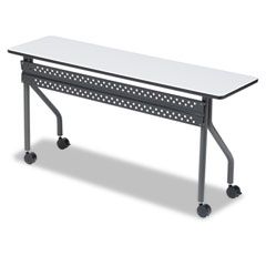 Iceberg OfficeWorks Mobile Training Table, 60w x 18d x 29h, Gray ICE68057