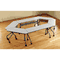 Iceberg OfficeWorks Mobile Training Table, Rectangular, 72w x 18d x 29h, Gray ICE68067