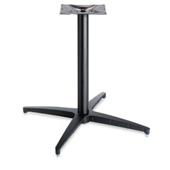 Iceberg OfficeWorks Round Table Base, 31w x 28h, Black ICE65045