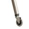 Iceberg OfficeWorks Teaming Table Fixed Height Leg Set with Casters, Silver/Chrome, Pair ICE68150