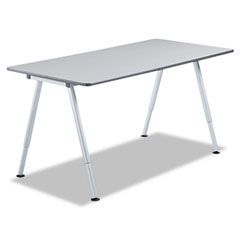 Iceberg OfficeWorks Teaming Table Top, 60w x 30d, Gray ICE68217
