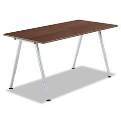 Iceberg OfficeWorks Teaming Table Top, 60w x 30d, Walnut ICE68214