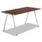 Iceberg OfficeWorks Teaming Table Top, 60w x 30d, Walnut ICE68214