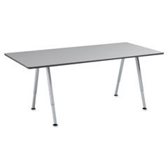 Iceberg OfficeWorks Teaming Table Top, 72w x 36d, Gray ICE68227