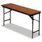 Iceberg Premium Wood Laminate Folding Table, Rectangular, 60w x 18d x 29h, Oak ICE55275