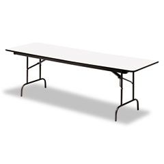 Iceberg Premium Wood Laminate Folding Table, Rectangular, 60w x 30d x 29h, Gray ICE55217